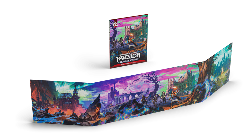 DUNGEONS & DRAGONS D&D RAVENLOFT: THE HORRORS WITHIN DM'S SCREEN - INGLESE