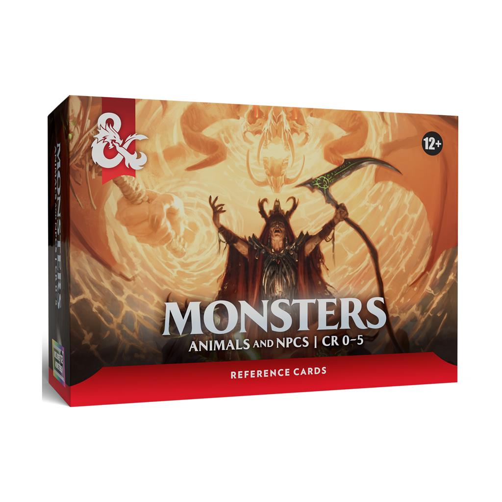 DUNGEONS & DRAGONS - TROVE 6 MONSTER CARDS CR 0-1 - ENG