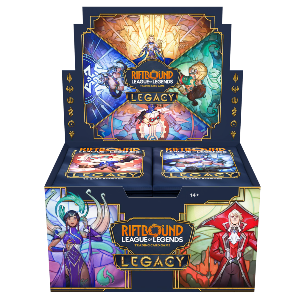 LOL RIFTBOUND: LEGACY - BOOSTER DISPLAY LOL RIFTBOUND: LEGACY - BOOSTER DISPLAY