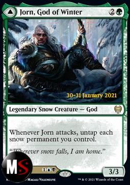 JORN, DIO DELL'INVERNO  /  /  KALDRING, IL BASTONE DI BRINA - PROMO PRERELEASE FOIL