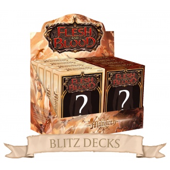 FLESH & BLOOD TCG: MONARCH BLITZ DECKS - BOX 8 MAZZI ING FLESH & BLOOD TCG: MONARCH BLITZ DECKS - BOX 8 MAZZI ING