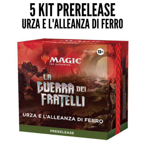 THE BROTHERS WAR / LA GUERRA DEI FRATELLI - 5 PRERELEASE PACK - URZA E L'ALLEANZA DI FERRO - ITA