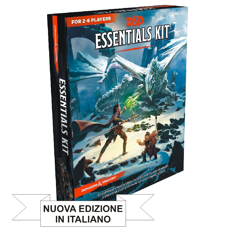 DUNGEONS & DRAGONS 5A EDIZIONE - KIT ESSENZIALE (NUOVA EDIZIONE) DUNGEONS & DRAGONS 5A EDIZIONE - KIT ESSENZIALE (NUOVA EDIZIONE)