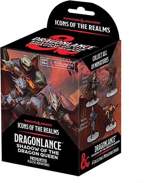 D&D 5A EDIZIONE - ICONS OF THE REALMS: DRAGONLANCE SHADOW OF THE DRAGON QUEEN CONFEZIONE PICCOLA