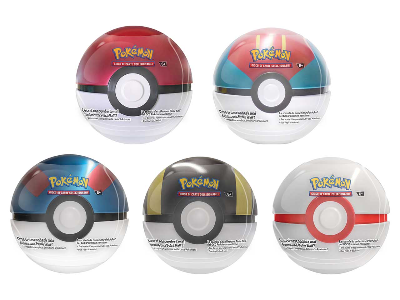 POKEMON - POKEBALL TIN SETTEMBRE - 1 CONFEZIONE