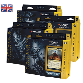 COMMANDER WARHAMMER 40K - BUNDLE 4 DECK COLLECTOR'S EDITION COMMANDER WARHAMMER 40K - BUNDLE 4 DECK COLLECTOR'S EDITION