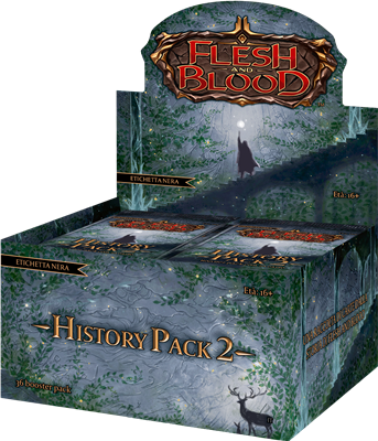 FLESH & BLOOD TCG - HISTORY PACK 2 BLACK LABEL - BOX 36 BUSTE - ITA