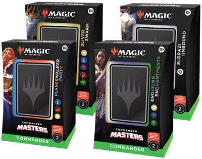 COMMANDER MASTERS - COMMANDER DECK DISPLAY - 4 MAZZI - ENG COMMANDER MASTERS - COMMANDER DECK DISPLAY - 4 MAZZI - ENG