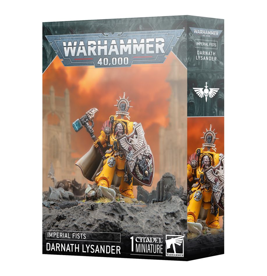 WARHAMMER 40000 - IMPERIAL FISTS - DARNATH LYSANDER WARHAMMER 40000 - IMPERIAL FISTS - DARNATH LYSANDER