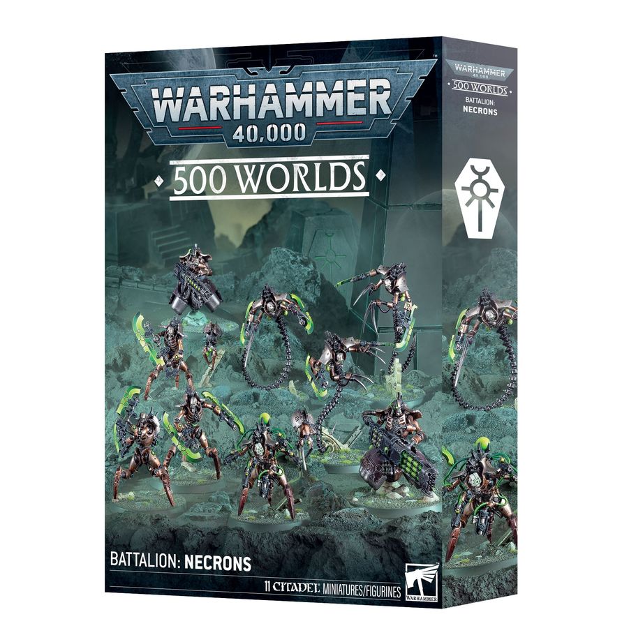 WARHAMMER 40000 - 500 WORLDS - NECRONS -BATTALION