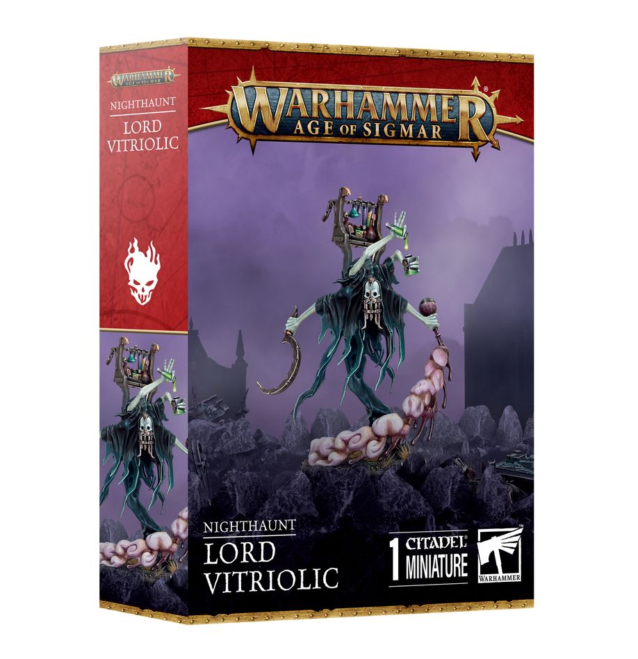 WARHAMMER AGE OF SIGMAR - NIGHTAUNT - LORD VITRIOLIC - LORD VETRIOLO WARHAMMER AGE OF SIGMAR - NIGHTAUNT - LORD VITRIOLIC - LORD VETRIOLO