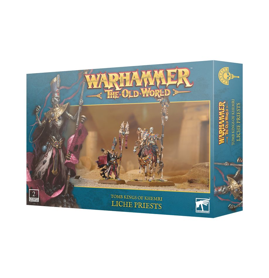WARHAMMER THE OLD WORLD - TOMB KINGS OF KHEMRI - LICHE PRIESTS