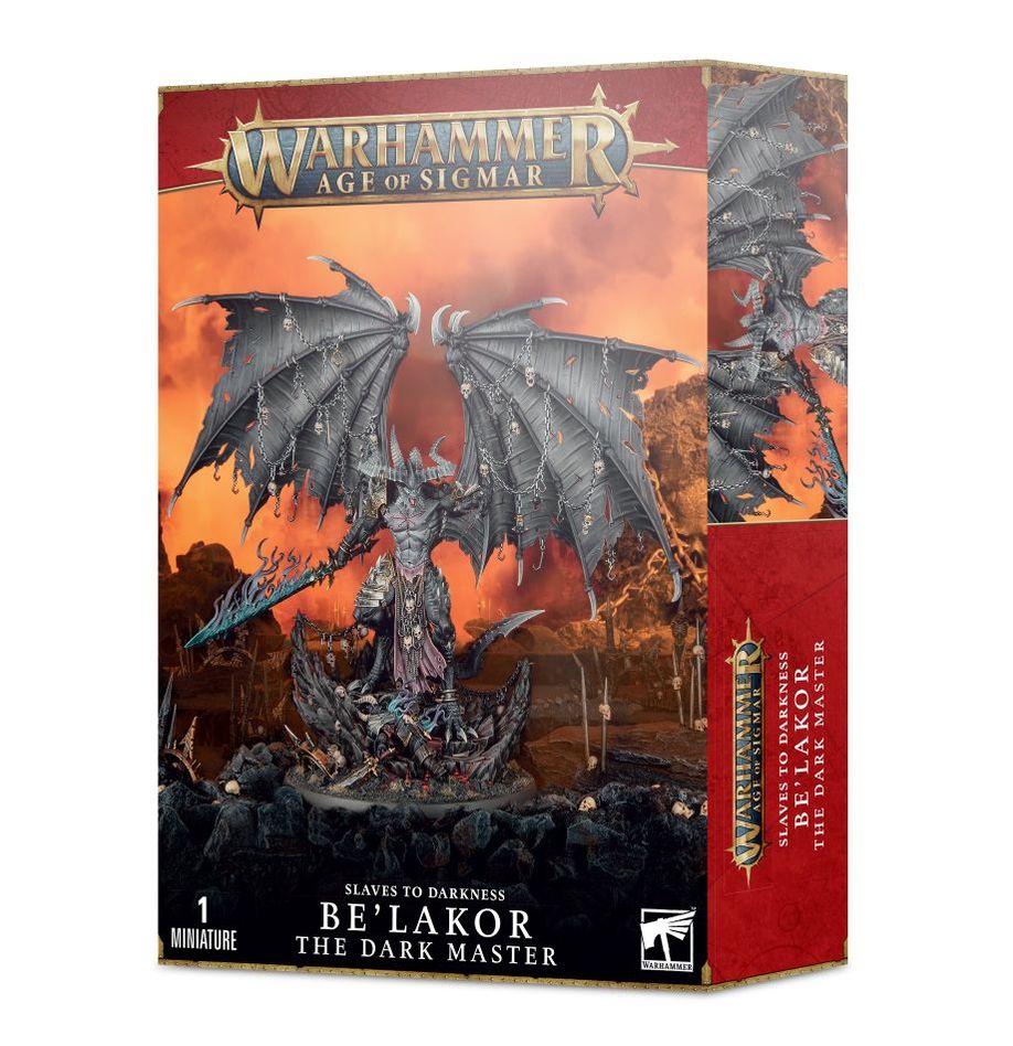 WARHAMMER AGE OF SIGMAR - SLAVES TO DARKNESS - BE'LAKOR, THE DARK MASTER WARHAMMER AGE OF SIGMAR - SLAVES TO DARKNESS - BE'LAKOR, THE DARK MASTER
