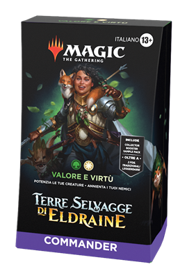 TERRE SELVAGGE DI ELDRAINE - VALORE E VIRTù COMMANDER DECK - ITA