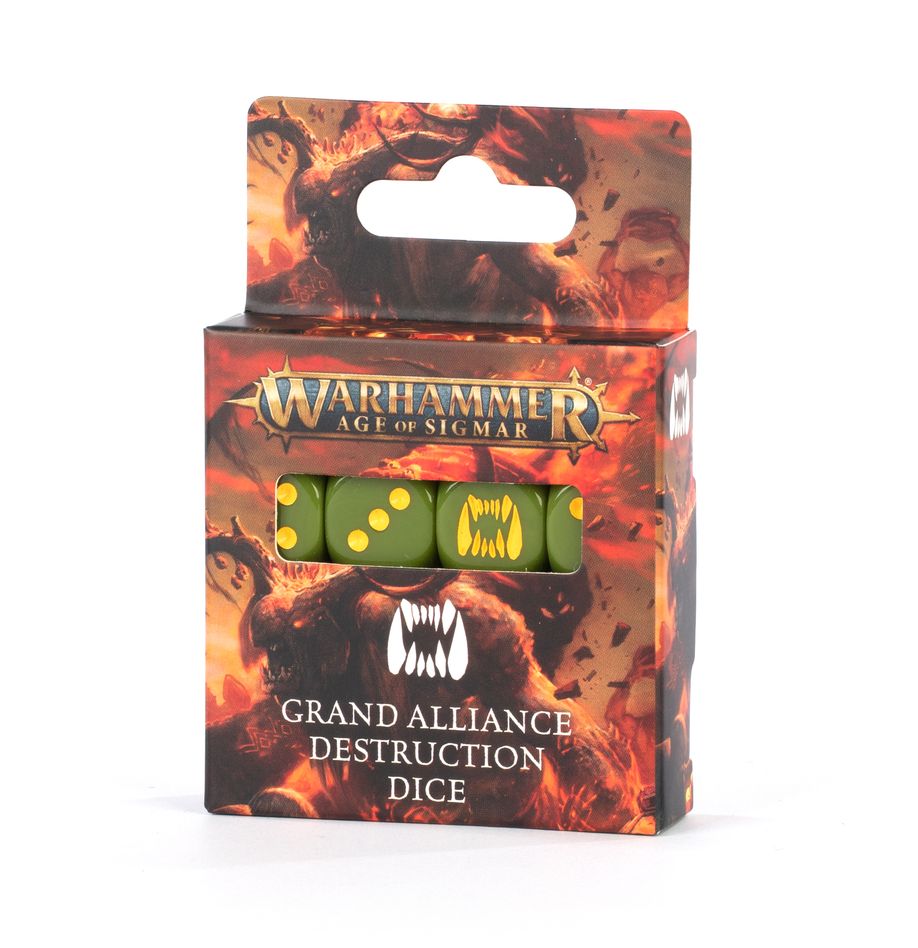 WARHAMMER AGE OF SIGMAR - GRAND ALLIANCE DESTRUCTION DICE