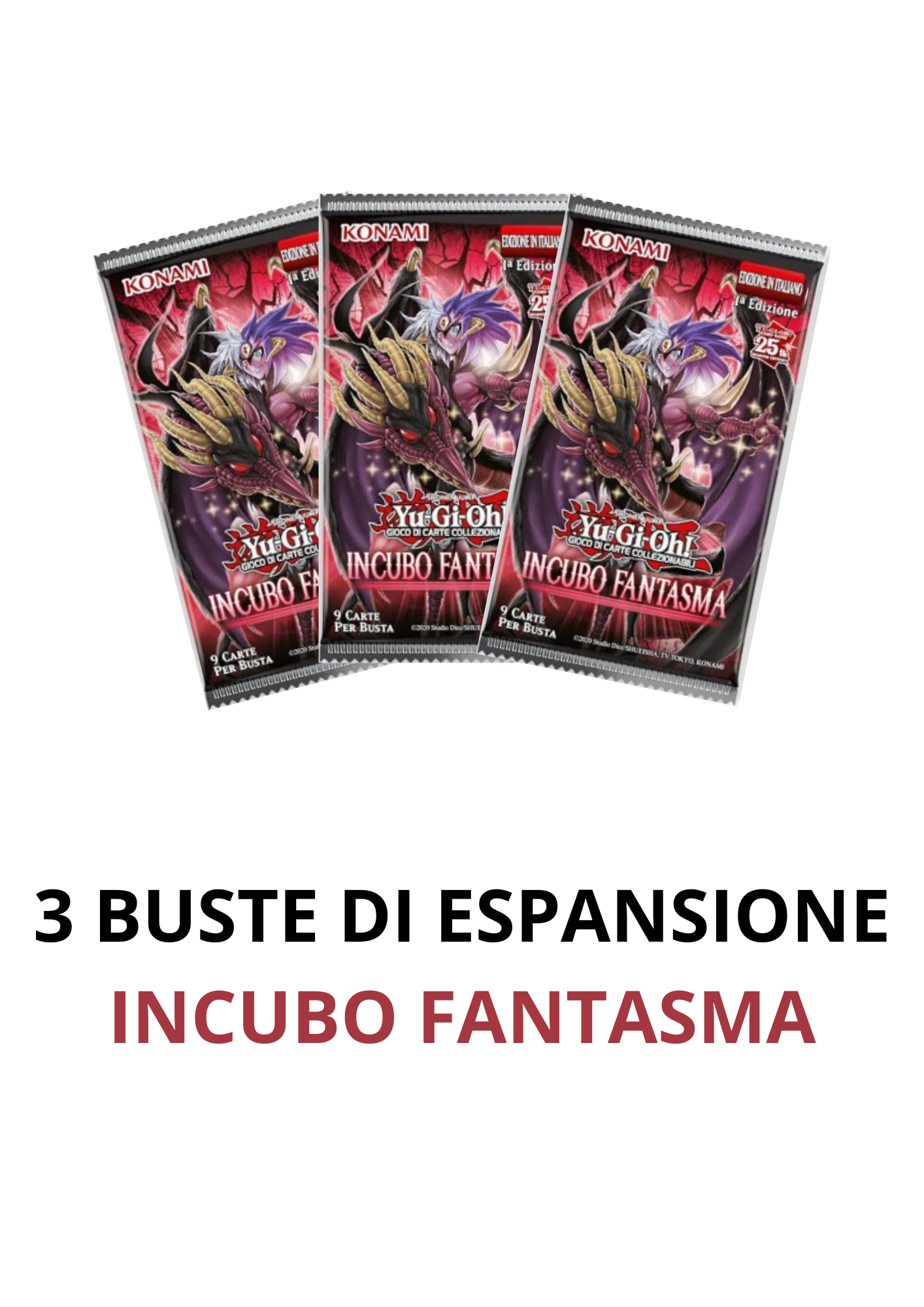 INCUBO FANTASMA - OFFERTA 3 BUSTE ITALIANO 1^ EDIZIONE