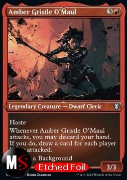 AMBER GRISTLE O'MAUL ETCHED FOIL