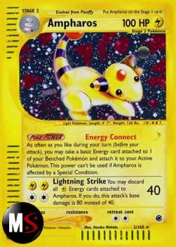 AMPHAROS (HOLO) (EX 2) - INGLESE - EXCELLENT