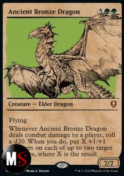 DRAGO DI BRONZO ANTICO