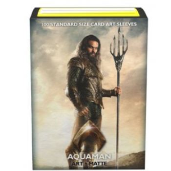 DS100 SLEEVES STANDARD MATTE ART - JUSTICE LEAGUE - AQUAMAN