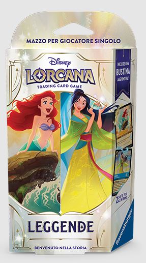 LORCANA - ARIEL & MULAN STARTER DECK - LEGGENDE - ITA LORCANA - ARIEL & MULAN STARTER DECK - LEGGENDE - ITA