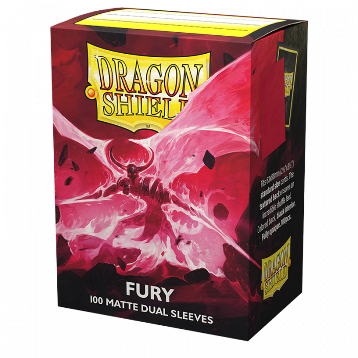 DS100 SLEEVES STANDARD MATTE DUAL - FURY ALARIC CRIMSON KING (AT-15055)