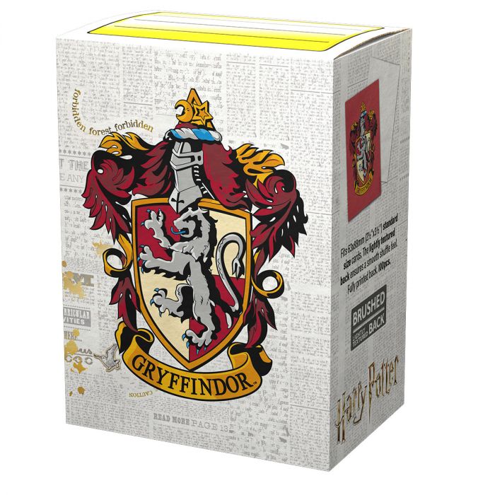 DS100 SLEEVES STANDARD BRUSHED ART - WIZARDINGWORLD - GRYFFINDOR(16026) DS100 SLEEVES STANDARD BRUSHED ART - WIZARDINGWORLD - GRYFFINDOR(16026)