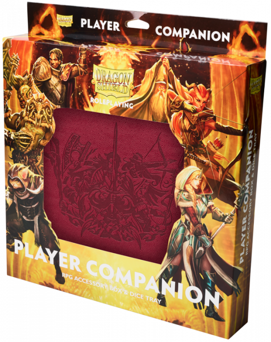 DRAGON SHIELD GAME PLAYER COMPANION - BLOOD RED (AT-50014)