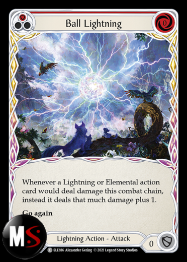 BALL LIGHTNING - RED BALL LIGHTNING - RED