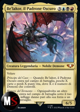 BE'LAKOR, IL PADRONE OSCURO