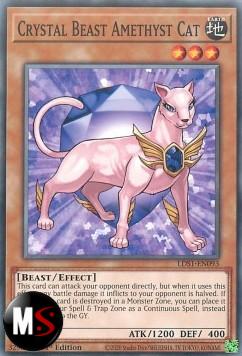 BESTIA CRISTALLO GATTO AMETISTA BESTIA CRISTALLO GATTO AMETISTA