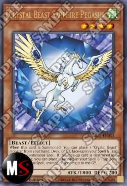 BESTIA CRISTALLO PEGASO ZAFFIRO