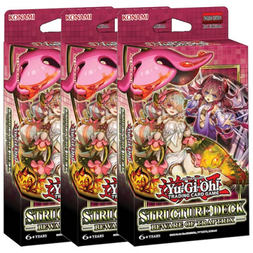 STRUCTURE DECK ATTENZIONE ALLA TRAPPOLATRICE - BUNDLE 3 DECK 1A EDIZIONE STRUCTURE DECK ATTENZIONE ALLA TRAPPOLATRICE - BUNDLE 3 DECK 1A EDIZIONE