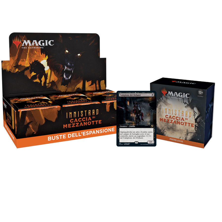 INNISTRAD: MIDNIGHT HUNT - BIG PROMO - BOX + PRERELEASE PACK - INGLESE INNISTRAD: MIDNIGHT HUNT - BIG PROMO - BOX + PRERELEASE PACK - INGLESE