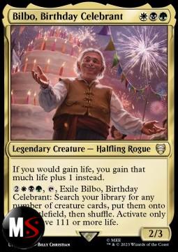 BILBO, FESTEGGIATO DEL COMPLEANNO