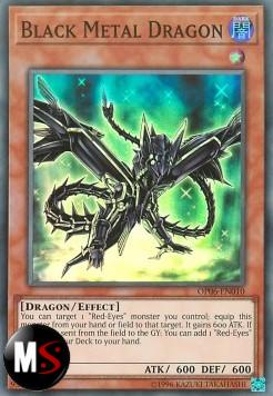 DRAGO METALLICO NERO