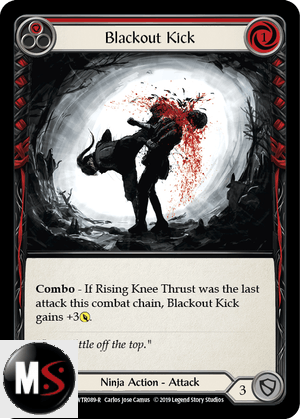 BLACKOUT KICK (RED) BLACKOUT KICK (RED)
