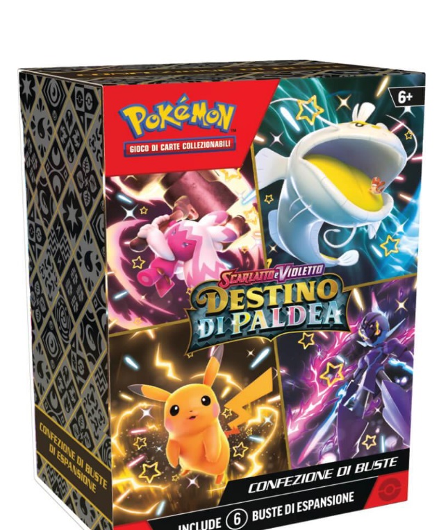 POKEMON - BUNDLE BOX 6 BUSTINE SV 4.5 DESTINO DI PALDEA