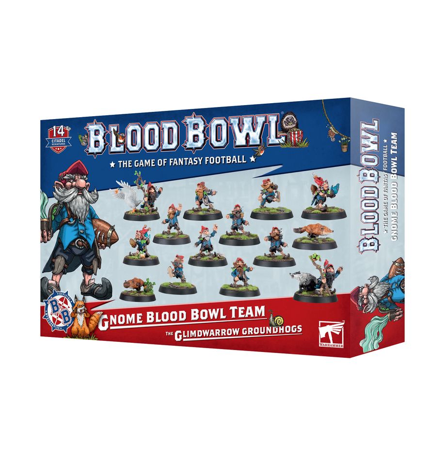 BLOOD BOWL GNOME TEAM - THE GLIMDWARROW GROUNDHOGS