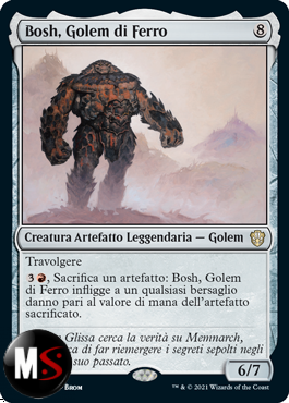 BOSH, GOLEM DI FERRO