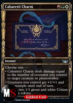 TALISMANO DEI CABARETTI - GILDED FOIL