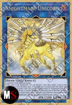 CAVALIERE DELL'INCUBO UNICORNO (V.1 - PREMIUM GOLD RARE)