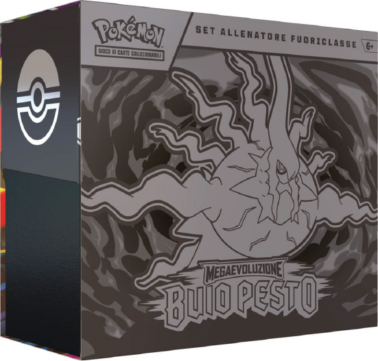 POKEMON SET ALLENATORE FUORICLASSE - MEGAEVOLUZIONE BUIO PESTO POKEMON SET ALLENATORE FUORICLASSE - MEGAEVOLUZIONE BUIO PESTO