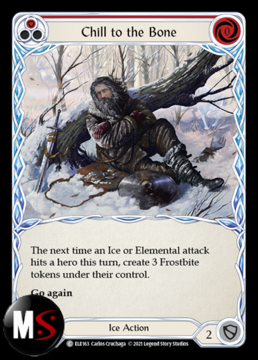 CHILL TO THE BONE - RED CHILL TO THE BONE - RED