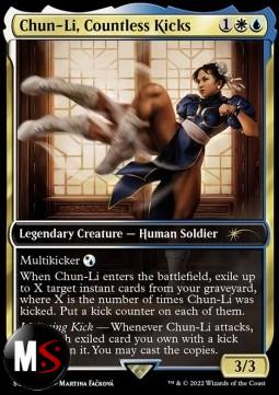 CHUN-LI, COUNTLESS KICKS