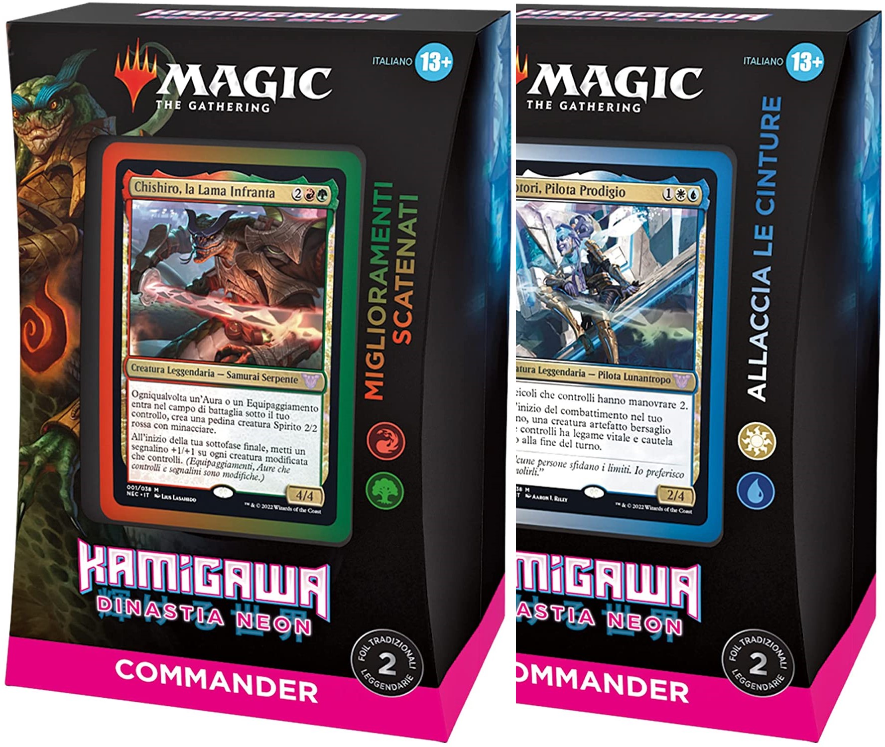 KAMIGAWA NEON DYNASTY COMMANDER 2 DECK BUNDLE