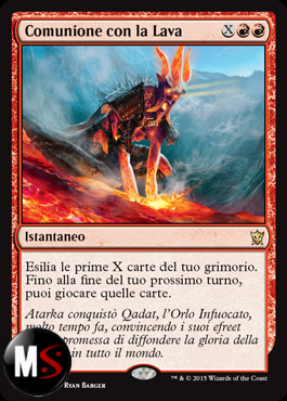 COMUNIONE CON LA LAVA