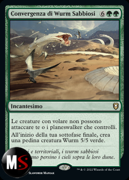 CONVERGENZA DI WURM SABBIOSI