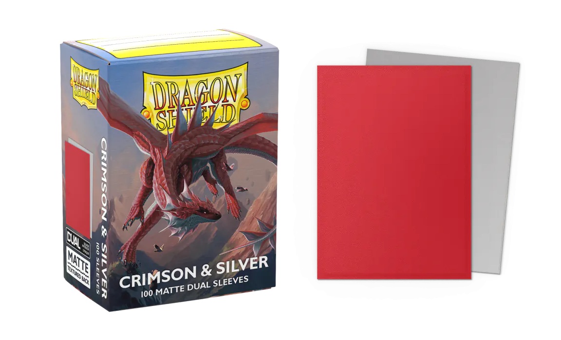 BUSTE PROTETTIVE STANDARD DA 100 - DUAL MATTE CRIMSON & SILVER (AT-15072) BUSTE PROTETTIVE STANDARD DA 100 - DUAL MATTE CRIMSON & SILVER (AT-15072)