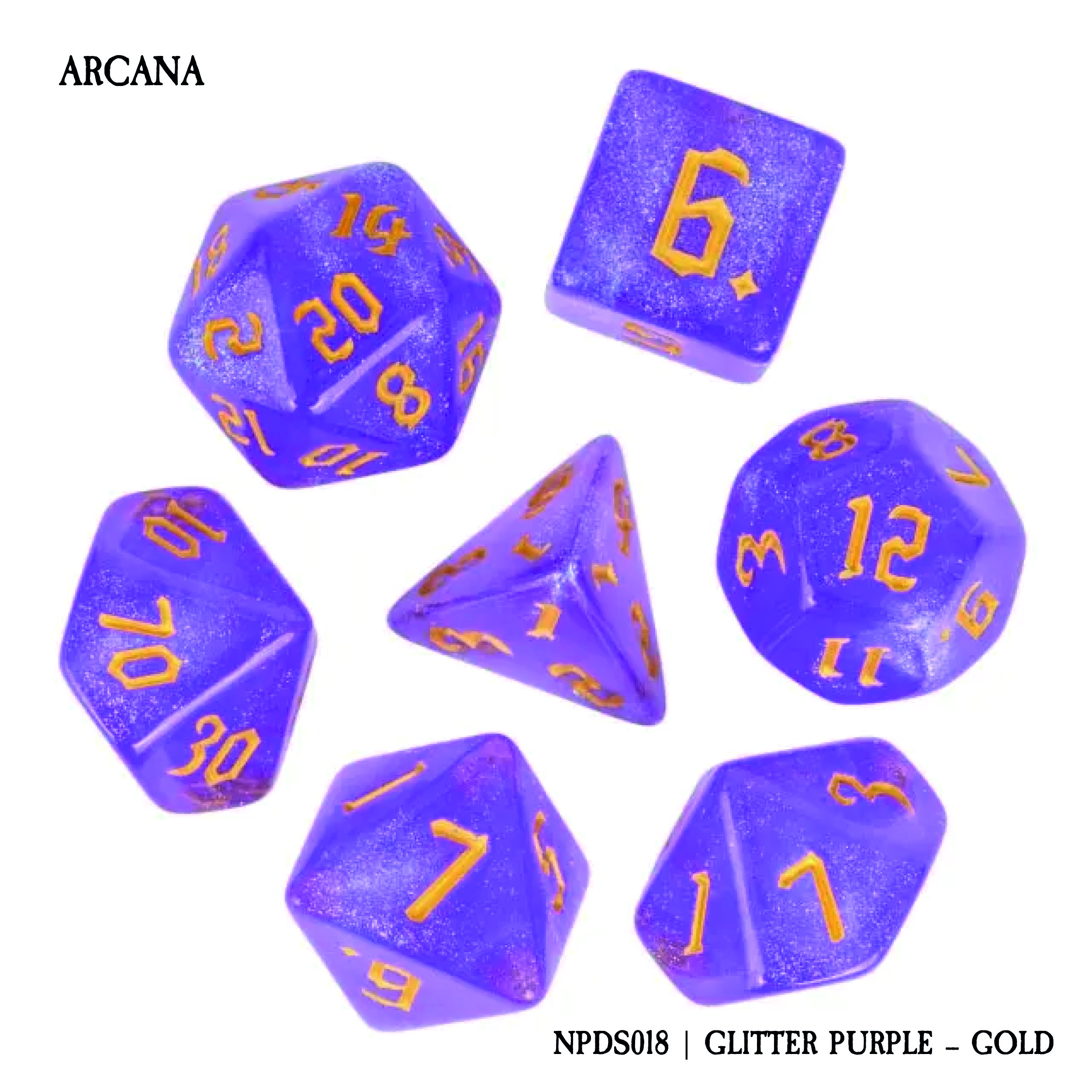 ARCANA: GLITTER PURPLE - GOLD (NPDS018)